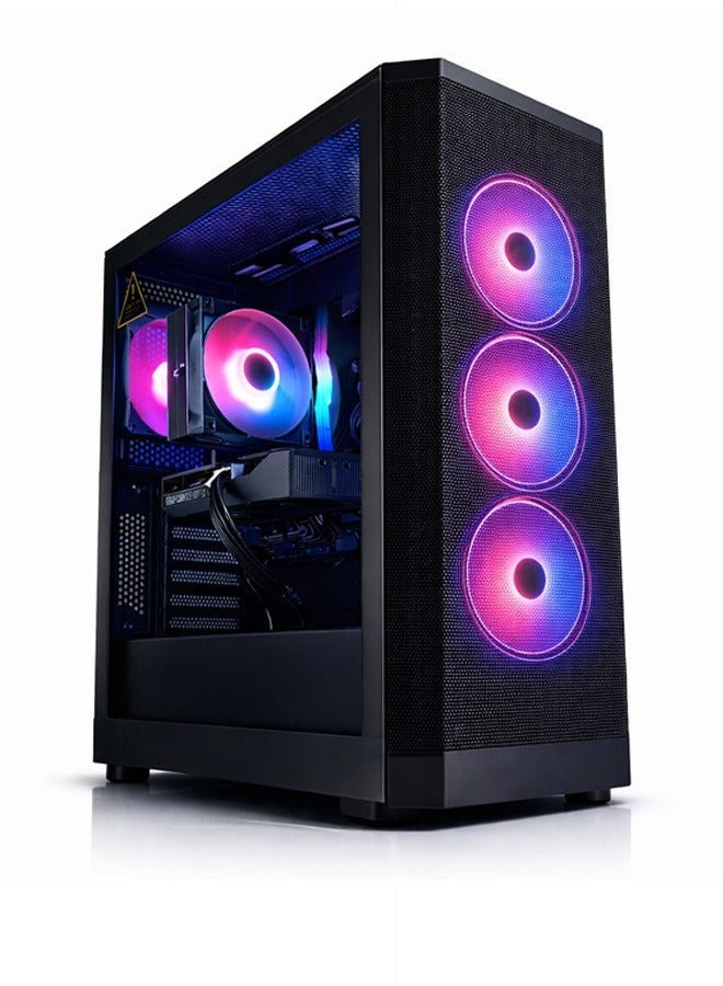 Game Sekret Phantom Gaming PC - AMD Ryzen 5-5500 | GeForce RTX 3050 6GB GPU | 16GB DDR4 RAM-500GB NVMe SSD | Air Cooler-B550 MB-500W 80+ PSU | WiFi-Bluetooth-Windows 11 Pro | Game Sekret Desktop Computer | 1 Year Warranty Black - Image 1